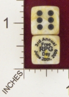 Dice : MINT19 CHESSEX 2009 FREE RPG DAY 01