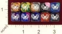 Dice : MINT20 CHESSEX 2009 CUSTOM CTHULHU 01