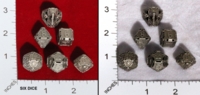 Dice : MINT21 SHAPEWAYS CERAMICWOMBAT DICE SET