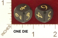 Dice : MINT21 UNCONVENTIONAL DICE BRASS ANKH 01