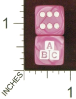 Dice : MINT22 CHESSEX FOR JSPASSINTHRU BABY LETTER BLOCKS 01