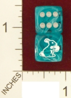 Dice : MINT22 CHESSEX FOR JSPASSINTHRU EASTER BUNNY WITH EGG 01