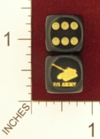 Dice : MINT22 CHESSEX FOR JSPASSINTHRU US ARMY TANK 01