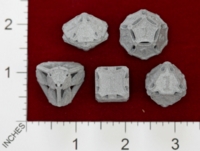 Dice : MINT22 SHAPEWAYS CERAMICWOMBAT DICE SET LARGE 03