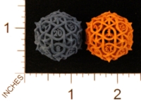 Dice : MINT22 SHAPEWAYS CERAMICWOMBAT THORN DIE 20 01