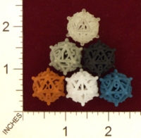 Dice : MINT22 SHAPEWAYS FINGERS UGLY 20 SIDER