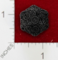 Dice : MINT22 SHAPEWAYS JENGINEER 20 SIDED DIE WITH LEAVES 02