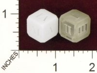 Dice : MINT22 SHAPEWAYS PATRICKVDVELDEN HOLLOW DICE ROMAN