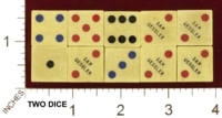 Dice : MINT22 UNKNOWN CELLULOID SAM GESSLER 01