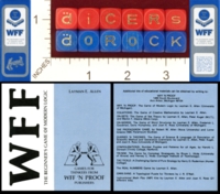 Dice : MINT22 WFF N PROOF THE BEGINNERS GAME OF MODERN LOGIC 01
