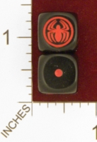 Dice : MINT23 CHESSEX CUSTOM SPIDERMAN LOGO 01