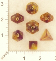 Dice : MINT23 CRYSTAL CASTE FIREFLY PURPLE YELLOW