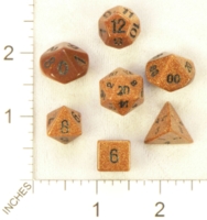 Dice : MINT23 CRYSTAL CASTE GOLDSTOND RED 14MM
