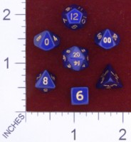 Dice : MINT23 CRYSTAL CASTE METAL BLUE