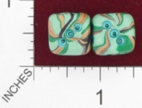 Dice : MINT23 D6 GAME DICE AQUA WOOD