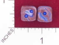 Dice : MINT23 D6 GAME DICE COBALT BROWN