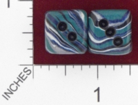 Dice : MINT23 D6 GAME DICE TEAL STRIPE