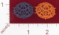 Dice : MINT23 SHAPEWAYS CERAMICWOMBAT THORN DIE10
