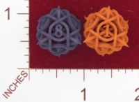Dice : MINT23 SHAPEWAYS CERAMICWOMBAT THORN DIE8
