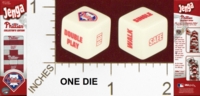 Dice : MINT23 USAOPOLY PHILIDELPHIA PHILLIES JENGA