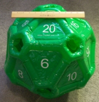 Dice : MINT24 CRYSTAL CASTE INFLATABLE D20 02
