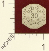 Dice : MINT24 SHAPEWAYS DIZINGOF 30 SIDES DIE D30 01