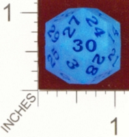 Dice : MINT24 SHAPEWAYS DIZINGOF BIG RHOMBIC TRIACONTAHEDRON D30 01