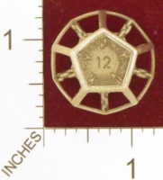 Dice : MINT24 SHAPEWAYS JVO CHAINED DIE 12 SIDED