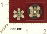 Dice : MINT24 SHAPEWAYS SYLOOK SKELETON D8