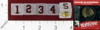Dice : MINT24 USAOPOLY CHICAGO BLACKHAWKS YAHTZEE 01