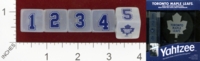 Dice : MINT24 USAOPOLY TORONTO MAPLE LEAFS YAHTZEE 01