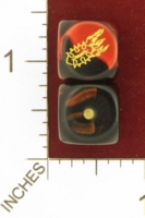 Dice : MINT25 BLOOD BOWL FLAME BOWL 01