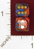Dice : MINT25 CHESSEX CUSTOM FOR EBAY RACERSKA FRENCH MILITARY INSIGNIA 01