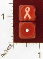 Dice : MINT25 CHESSEX CUSTOM FOR EBAY RACERSKA PINK RIBBON BREAST CANCER 01