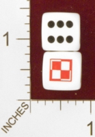 Dice : MINT25 CHESSEX CUSTOM FOR EBAY RACERSKA POLISH AIR FORCE CHECKERBOARD 01