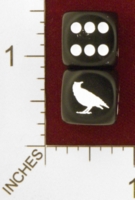 Dice : MINT25 CHESSEX CUSTOM FOR EBAY RACERSKA RAVEN CROW 01