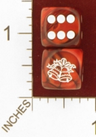 Dice : MINT25 CHESSEX CUSTOM FOR JSPASSNTHRU CHRISTMAS BELLS 01