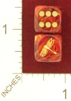 Dice : MINT25 CHESSEX CUSTOM FOR JSPASSNTHRU DRAGONFLY 01