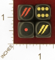 Dice : MINT25 CHESSEX CUSTOM FOR JSPASSNTHRU LIGHTNING BOLTS 01