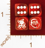 Dice : MINT25 CHESSEX CUSTOM FOR JSPASSNTHRU SANTA 02