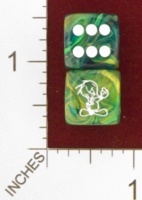 Dice : MINT25 CHESSEX CUSTOM FOR JSPASSNTHRU TWEETY BIRD 01