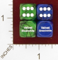 Dice : MINT25 CHESSEX VELVET COLOR REFERENCE MISTAKES 01