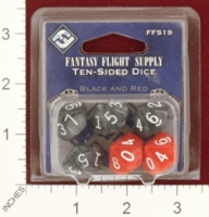 Dice : MINT25 FANTASY FLIGHT TEN SIDED DICE 01