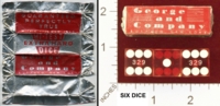 Dice : MINT25 GEORGE AND COMPANY 01