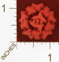 Dice : MINT25 SHAPEWAYS AEGIDIAN TOCRAX TWELVE SIDED DIE 01