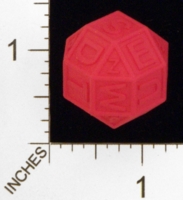 Dice : MINT25 SHAPEWAYS FRIZ LETTER DICE 01