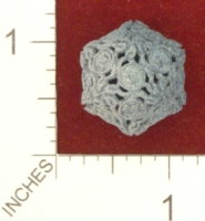 Dice : MINT25 SHAPEWAYS JENGINEER 20 SIDED DIE WITH LEAVES 01