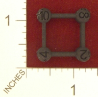 Dice : MINT25 SHAPEWAYS MAGIC AVERAGE D6 MOLECULE 01