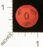 Dice : MINT25 SHAPEWAYS MAGIC D10 3 FOLD ROUND NUM 01