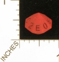 Dice : MINT25 SHAPEWAYS MCTRIVIA HOLLOW HEX DIE 01